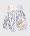 Venum Muay Thai Shorts Contender XT, Weiß-Silber 2