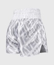 Venum Muay Thai Shorts Contender XT, Weiß-Silber 3