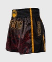 Venum Muay Thai Shorts Quetzal Fury, Schwarz-Rot-Mandarin 2