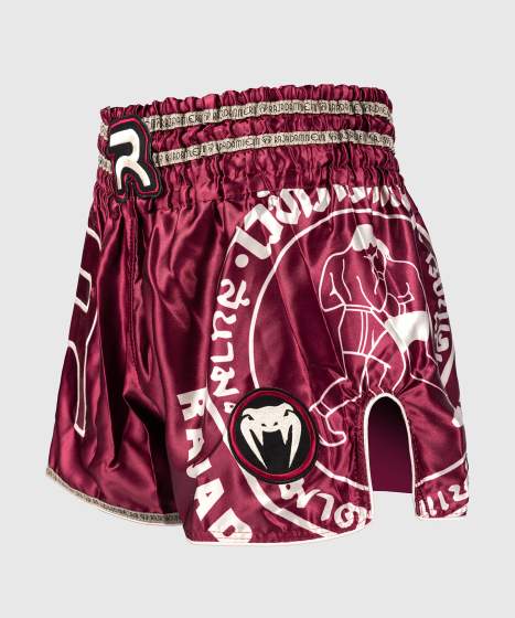 Venum Muay Thai Shorts Rajadamner, Burgunderrot 2