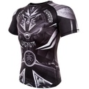 Venum Rash Guard Gladiator 3.0, kurzarm Schwarz-Weiß 3