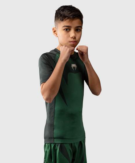 Venum Rash Guard Attack Kids, Grün 5