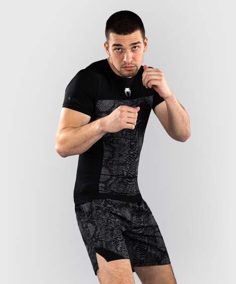 Venum Rash Guard G-Fit Scales, Schwarz-Grau 4