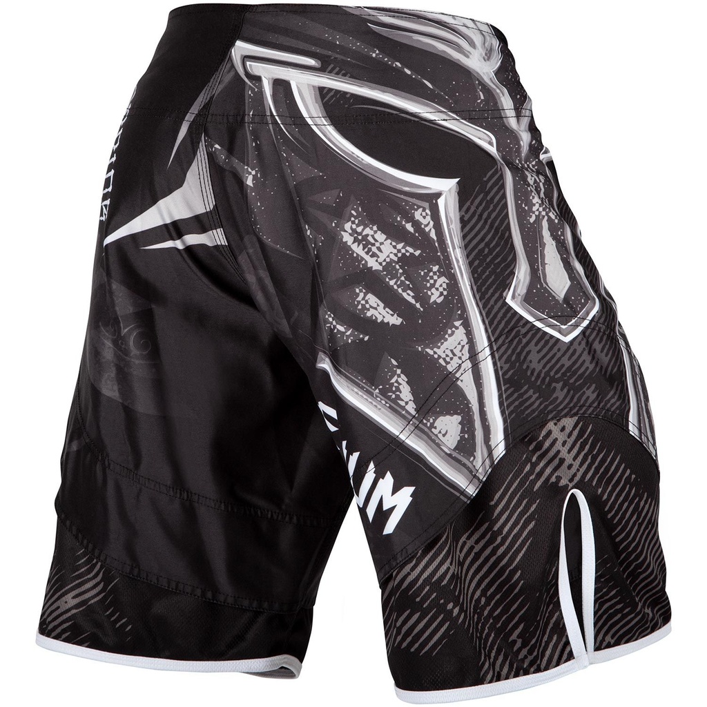 Venum Fight Shorts Gladiator 3.0, Schwarz-Weiß 3