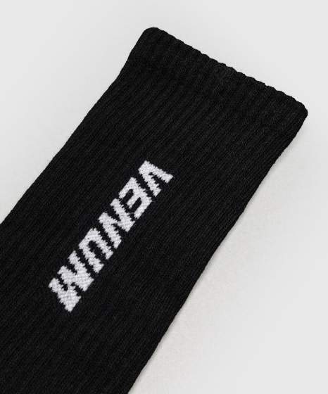 Venum Socken Essential Crew 3-er Pack, Schwarz 3