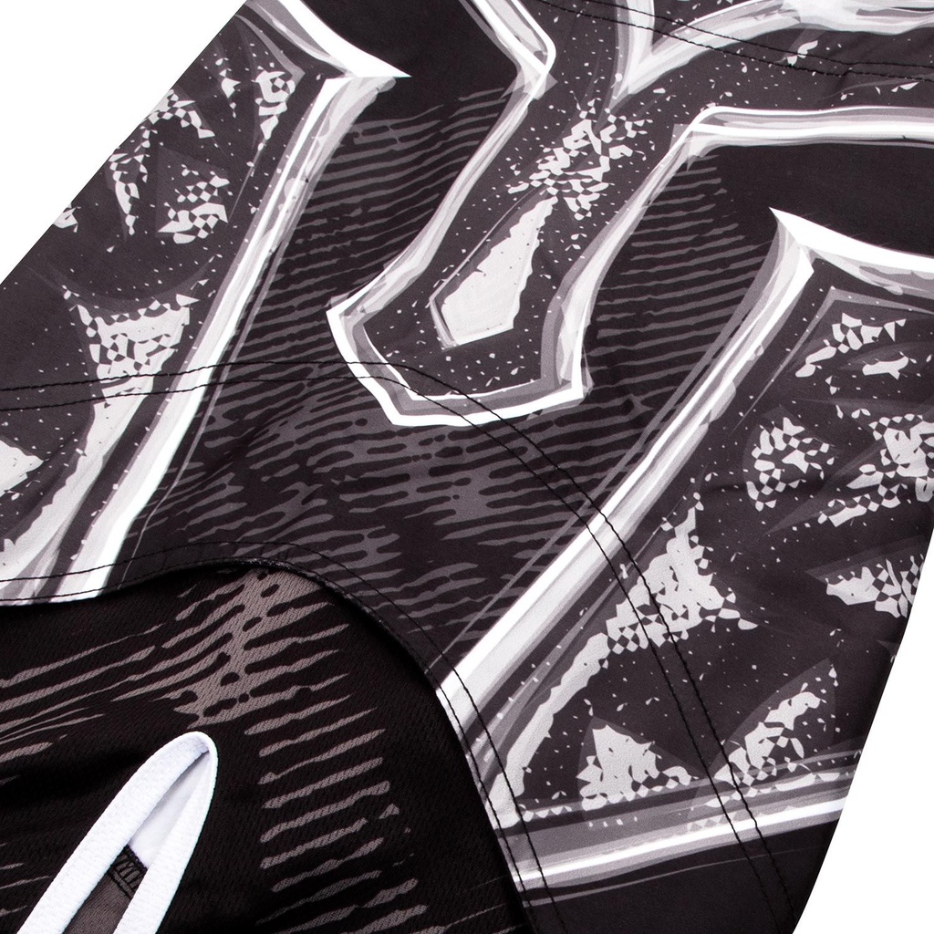 Venum Fight Shorts Gladiator 3.0, Schwarz-Weiß 9