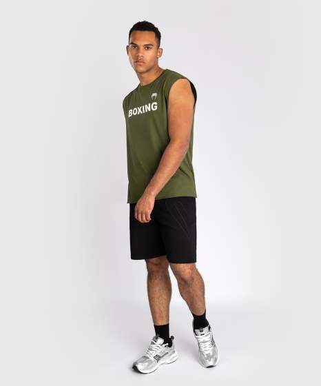 Venum T-Shirt Boxing VT Ärmellos, Grün 4