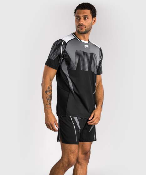 Venum T-Shirt Dry-Tech Adrenaline, Schwarz-Silber 2
