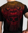 Venum T-Shirt Quetzal Fury, Schwarz-Rot-Mandarin 4