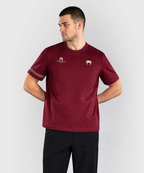 Venum T-Shirt Rajadamner, Burgunderrot 2