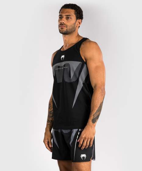 Venum Tank Top Adrenaline, Schwarz-Silber 2