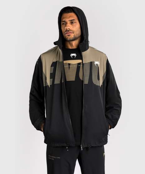 Venum Trainingsjacke Adrenaline, Schwarz-Sand 2