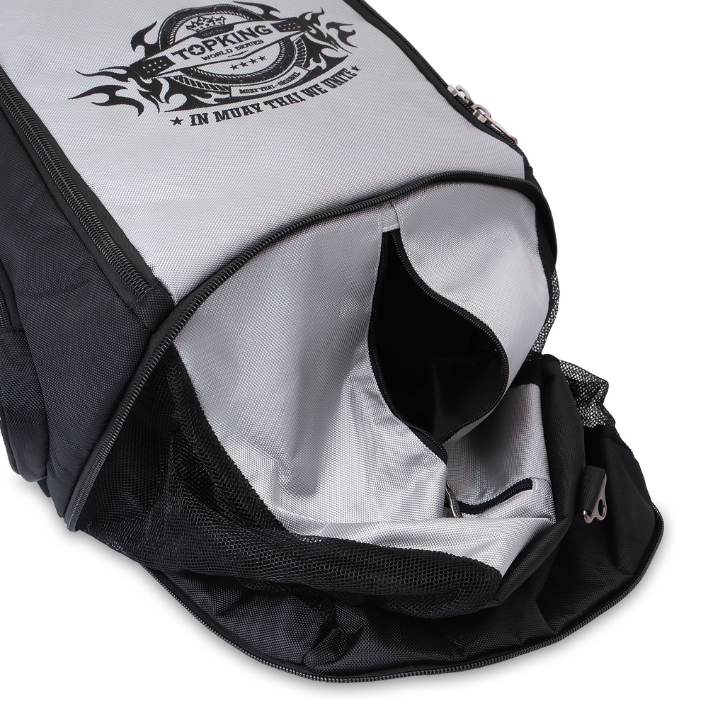 Top King Rucksack-Sporttasche, Schwarz-Grau 6