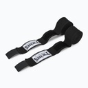 Twins Boxbandagen CH6 3m Halbelastisch, Schwarz 2