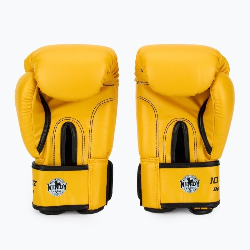 Windy Boxhandschuhe Classic Kunstleder, Gelb 3