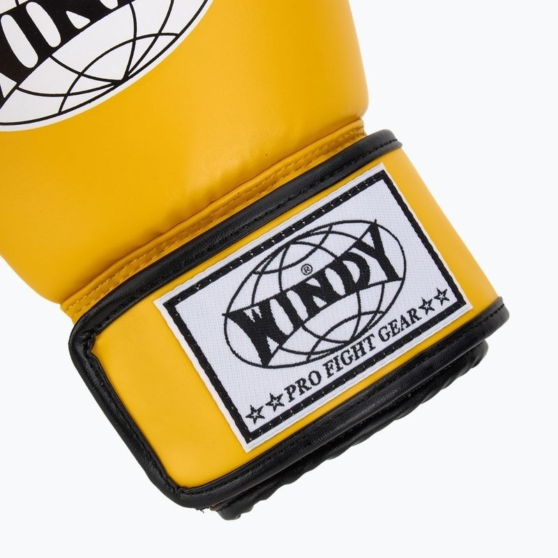 Windy Boxhandschuhe Classic Kunstleder, Gelb 6