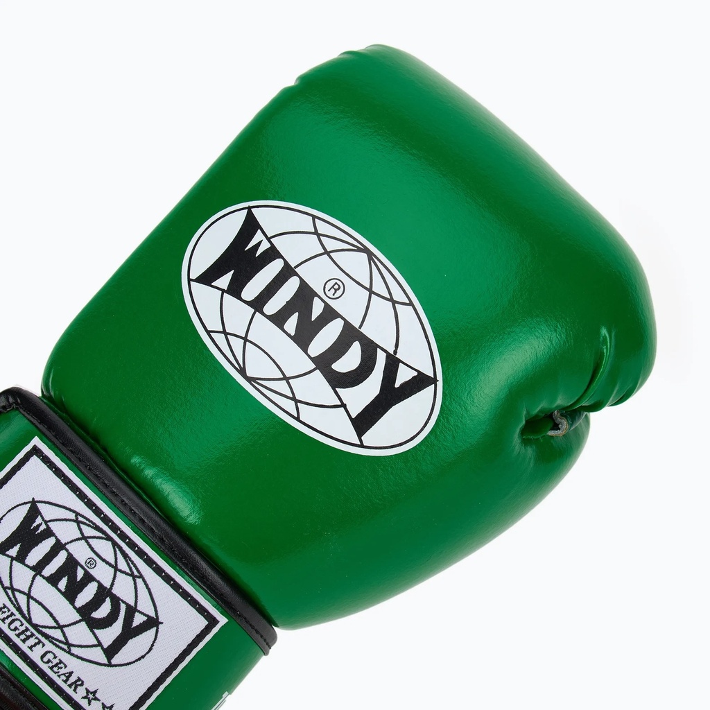 Windy Boxhandschuhe Classic Kunstleder, Grün 5