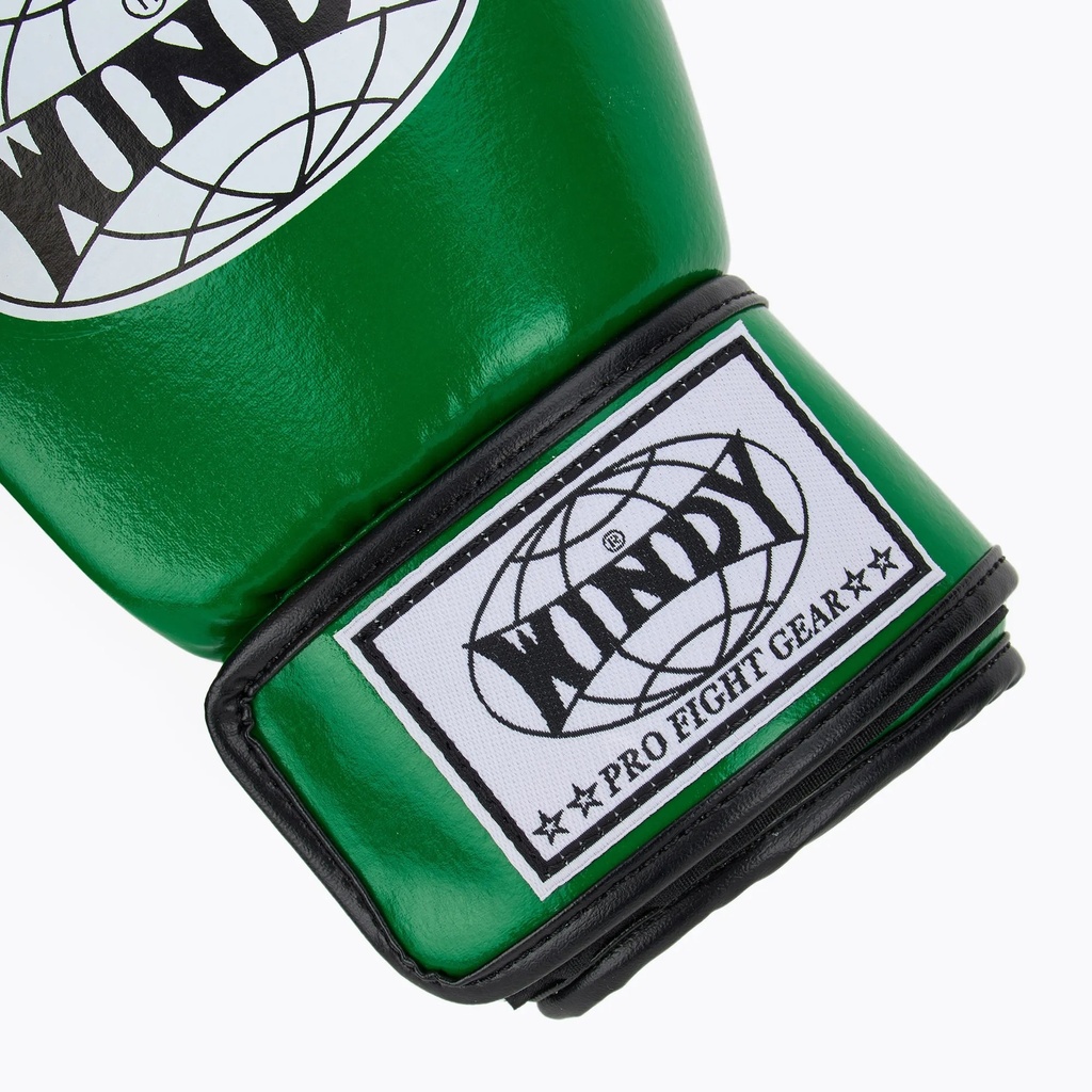 Windy Boxhandschuhe Classic Kunstleder, Grün 6