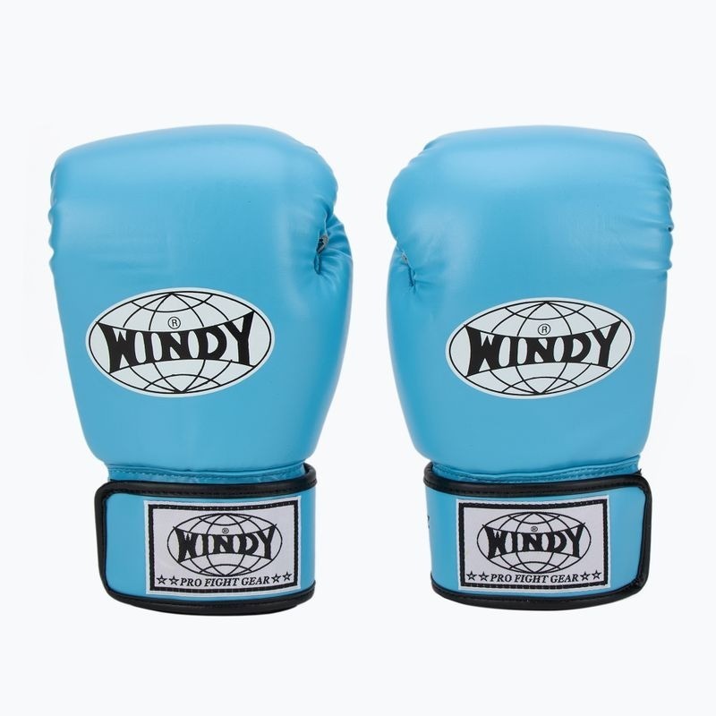 Windy Boxhandschuhe Classic Kunstleder, Hellblau 2