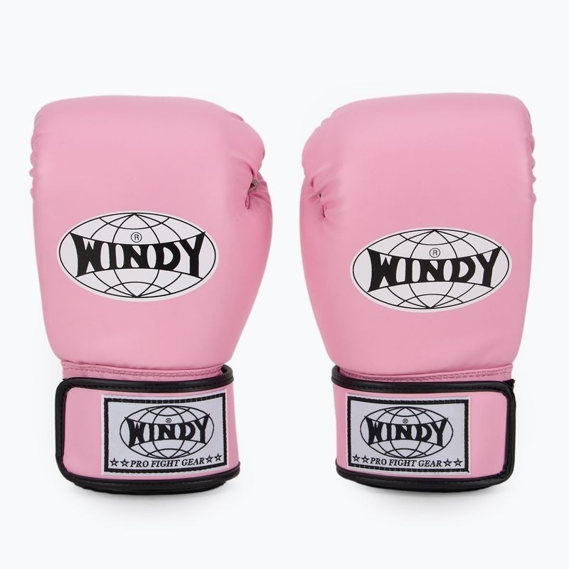 Windy Boxhandschuhe Classic Kunstleder, Pink 2