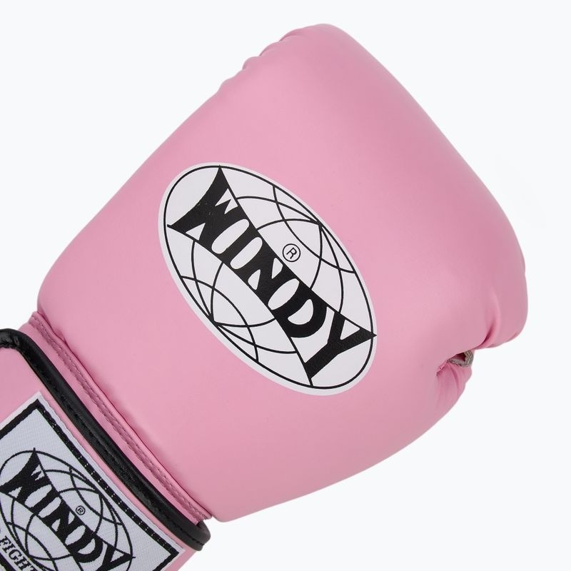 Windy Boxhandschuhe Classic Kunstleder, Pink 5