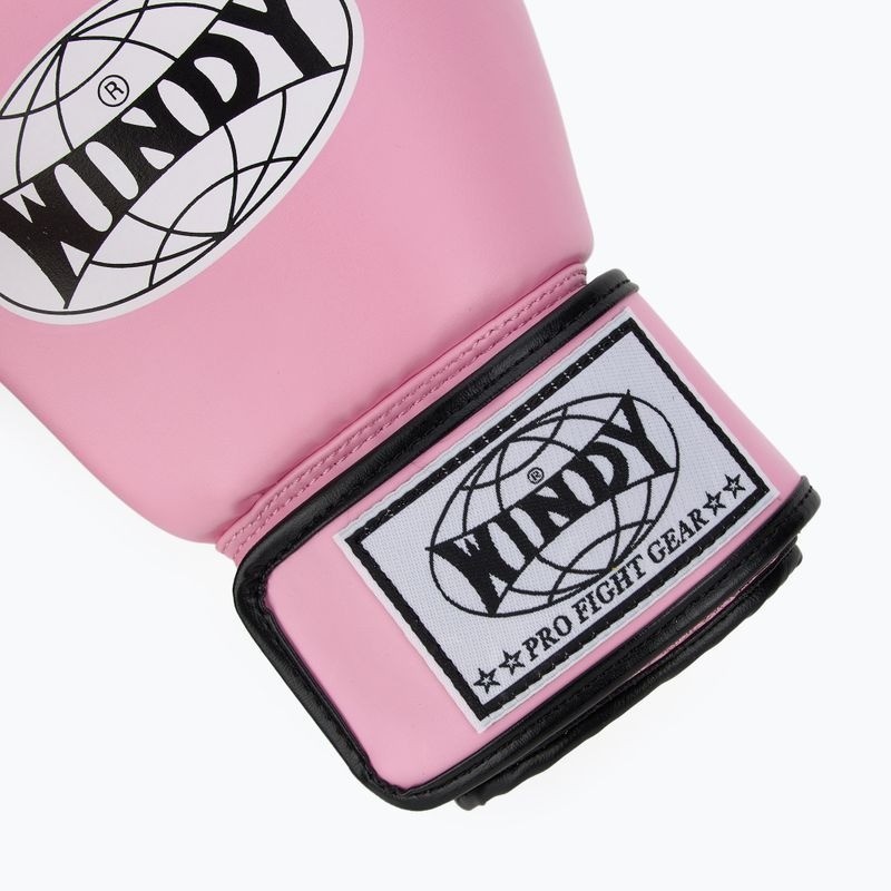 Windy Boxhandschuhe Classic Kunstleder, Pink 6