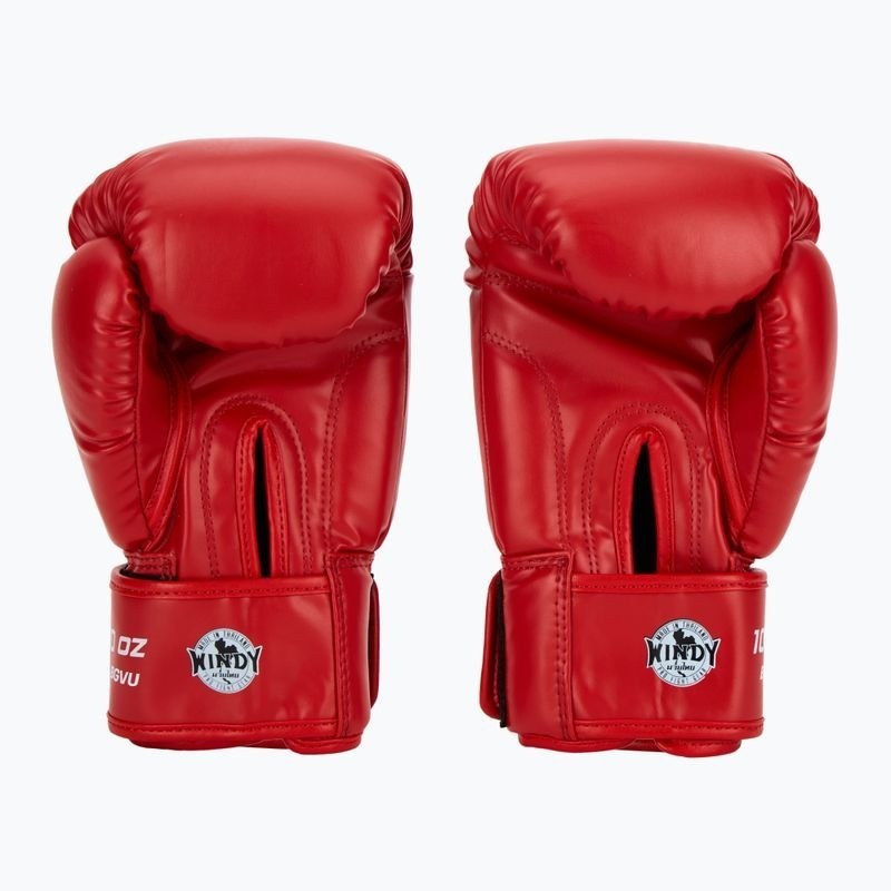 Windy Boxhandschuhe Classic Kunstleder, Rot 3