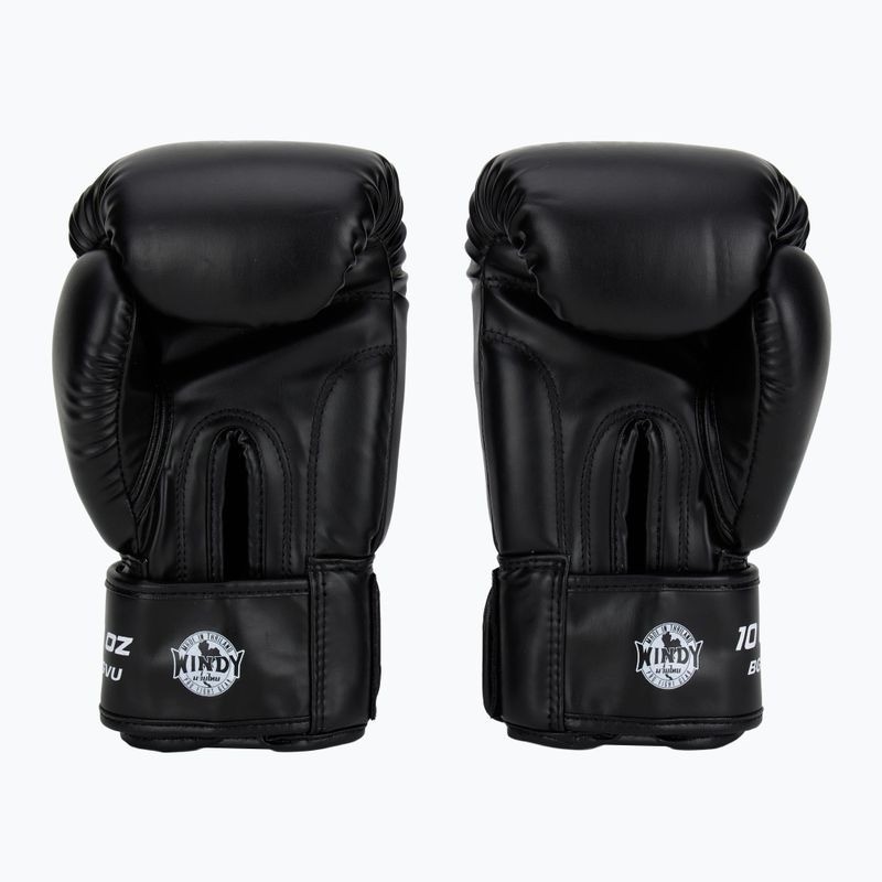 Windy Boxhandschuhe Classic Kunstleder, Schwarz 3