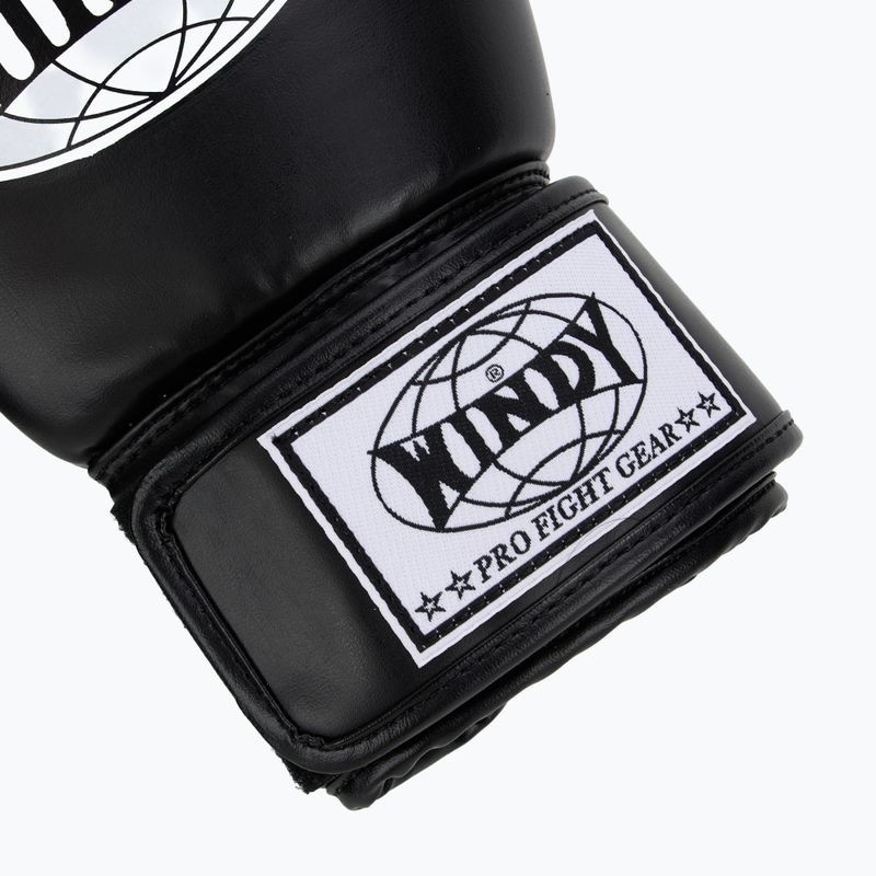 Windy Boxhandschuhe Classic Kunstleder, Schwarz 6