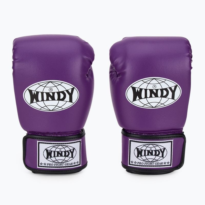 Windy Boxhandschuhe Classic Kunstleder, Violett 2