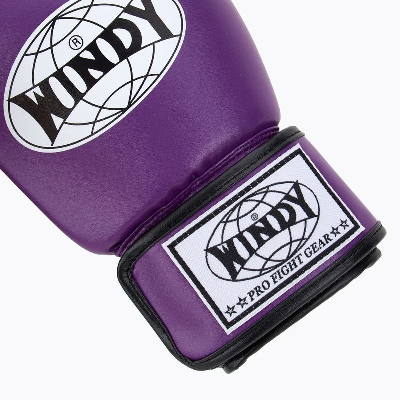Windy Boxhandschuhe Classic Kunstleder, Violett 6