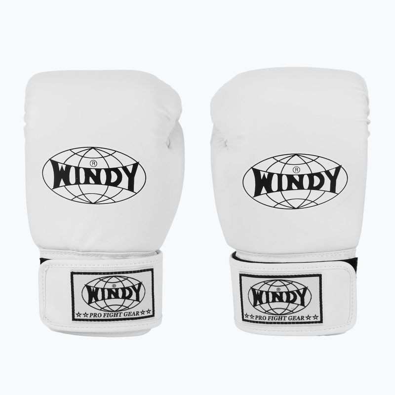 Windy Boxhandschuhe Classic Kunstleder, Weiß 2