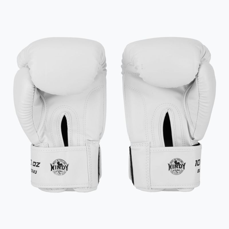 Windy Boxhandschuhe Classic Kunstleder, Weiß 3