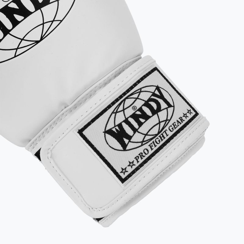 Windy Boxhandschuhe Classic Kunstleder, Weiß 6