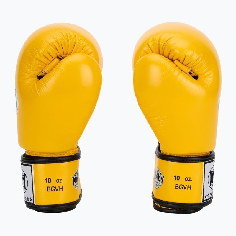 Windy Boxhandschuhe Classic Leder, Gelb 4