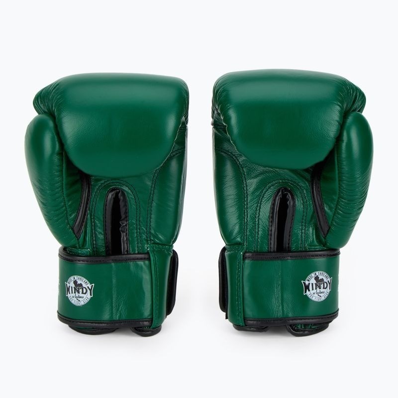 Windy Boxhandschuhe Classic Leder, Grün 3