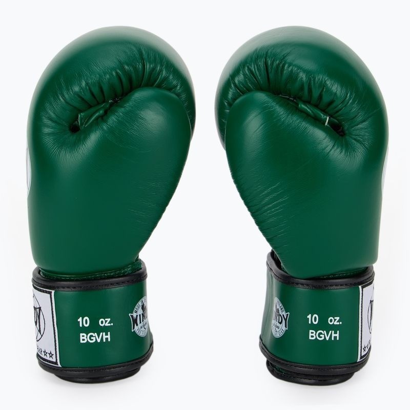 Windy Boxhandschuhe Classic Leder, Grün 4