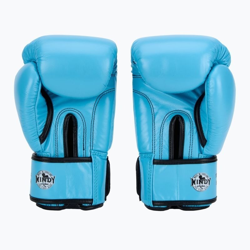 Windy Boxhandschuhe Classic Leder, Hellblau 3