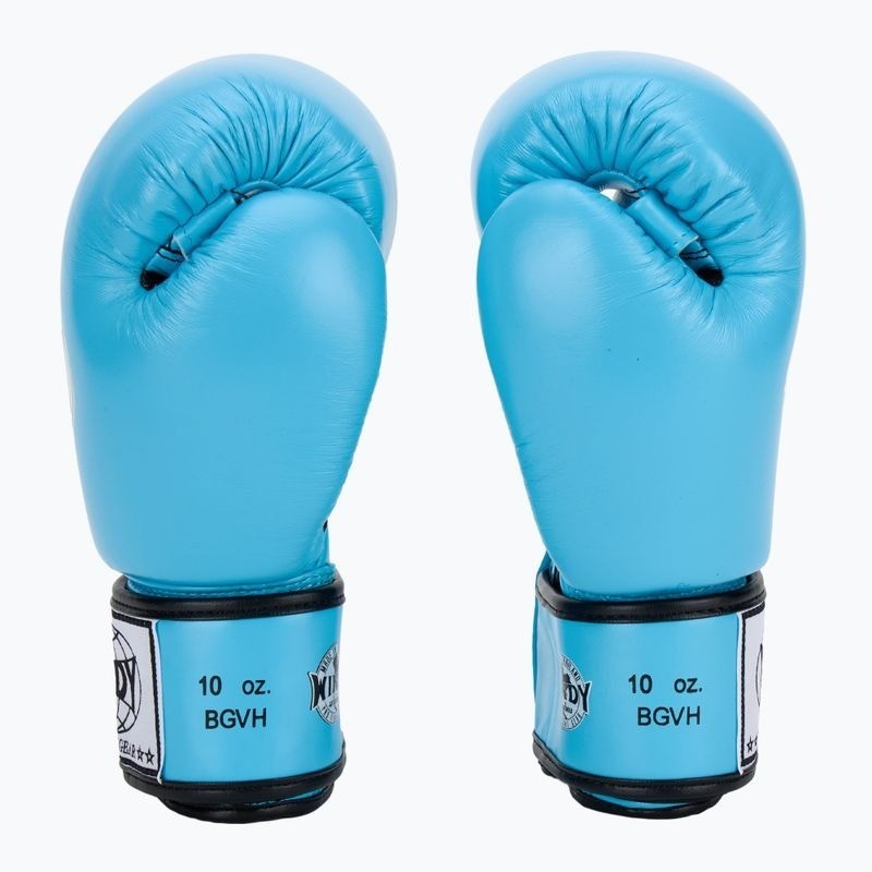 Windy Boxhandschuhe Classic Leder, Hellblau 4