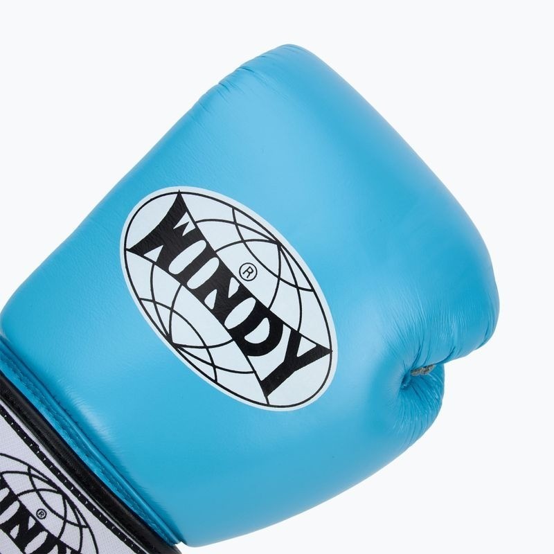 Windy Boxhandschuhe Classic Leder, Hellblau 5