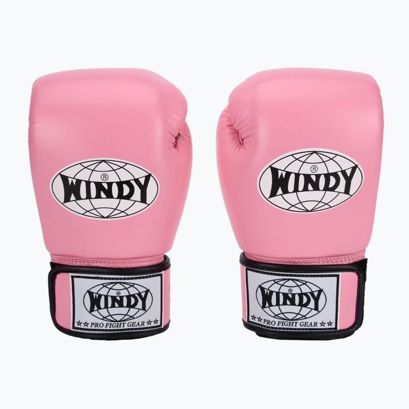Windy Boxhandschuhe Classic Leder, Pink 2
