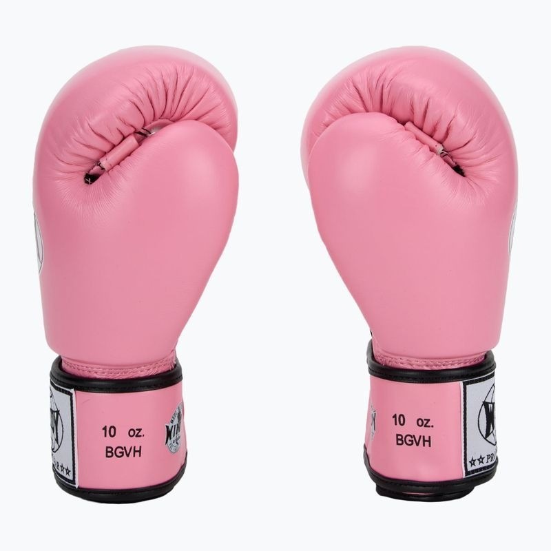 Windy Boxhandschuhe Classic Leder, Pink 4