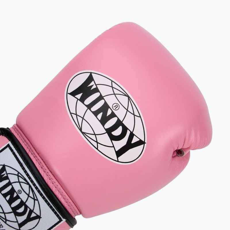 Windy Boxhandschuhe Classic Leder, Pink 5