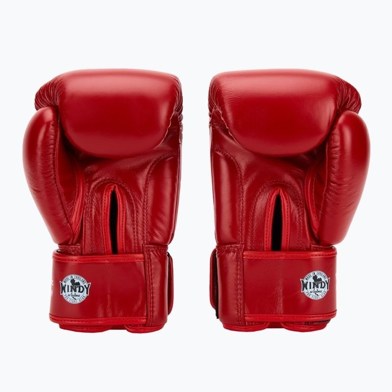 Windy Boxhandschuhe Classic Leder, Rot 3