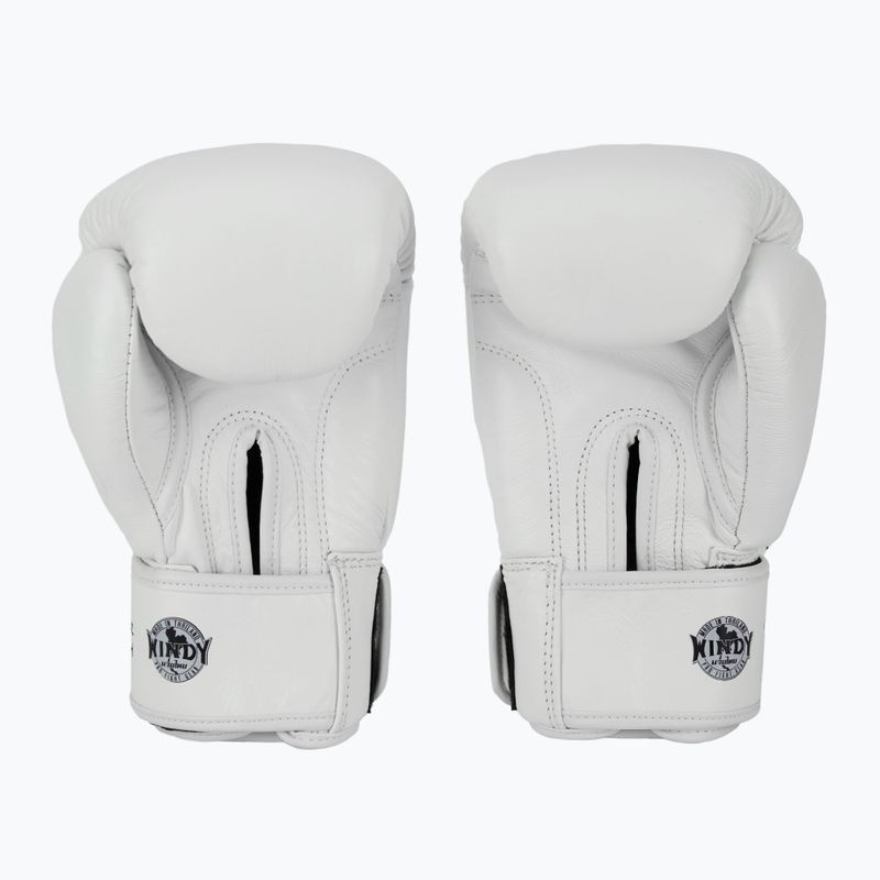 Windy Boxhandschuhe Classic Leder, Weiß 3