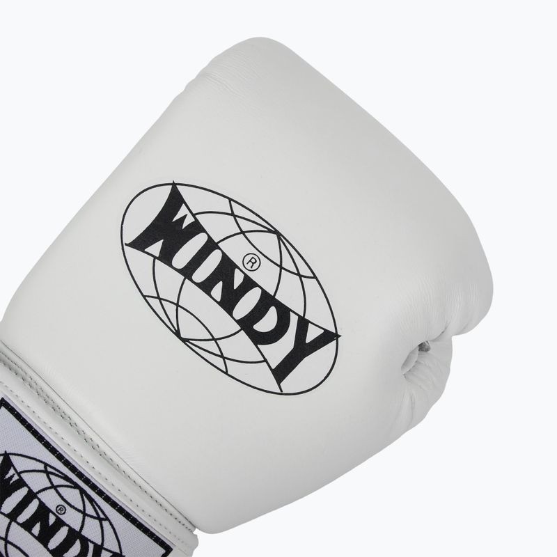 Windy Boxhandschuhe Classic Leder, Weiß 5