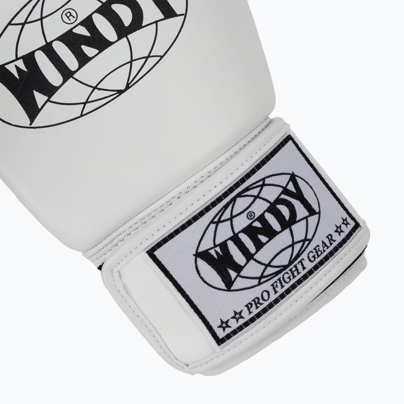 Windy Boxhandschuhe Classic Leder, Weiß 6