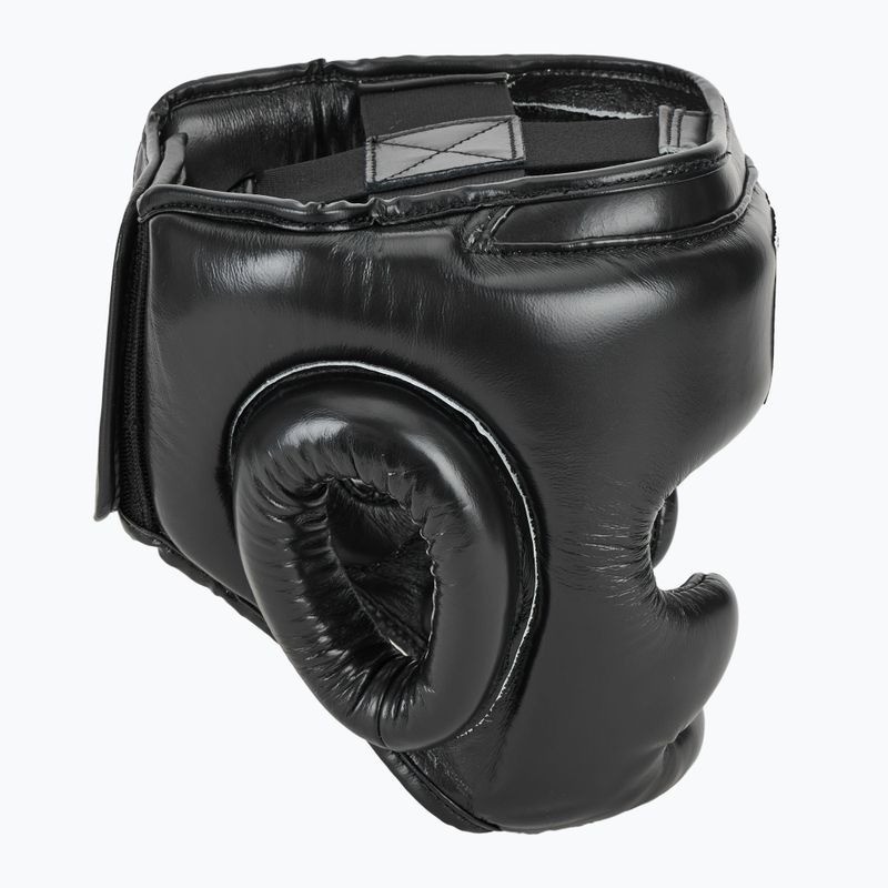 Windy Kopfschutz Leder, Schwarz 2