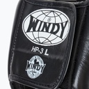 Windy Kopfschutz Leder, Schwarz 3