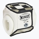 Windy Kopfschutz Leder, Weiß 3